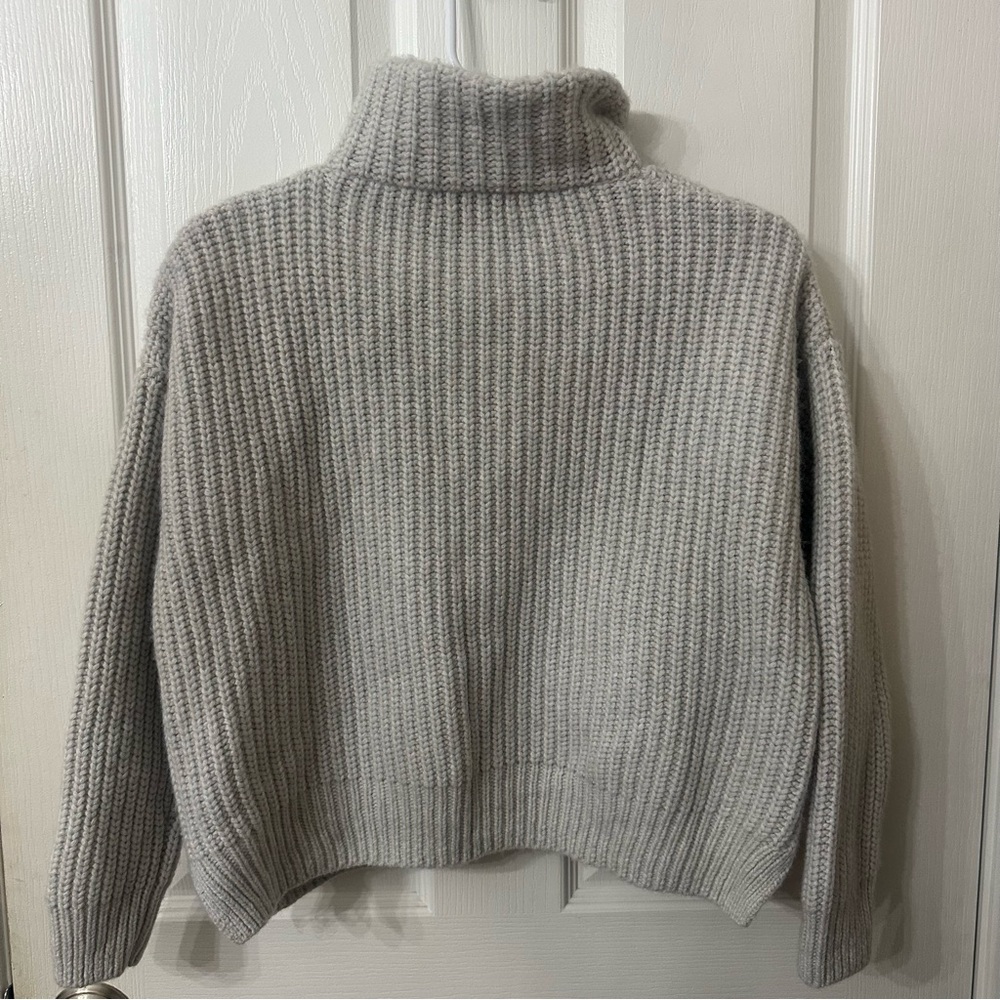 Madewell Pointelle Half-Zip Pullover Sweater, xxs - Picture 5 of 6